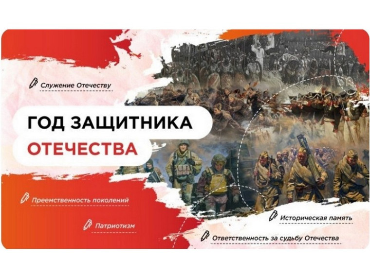 Разговоры о важном "Год Защитника Отечества".
